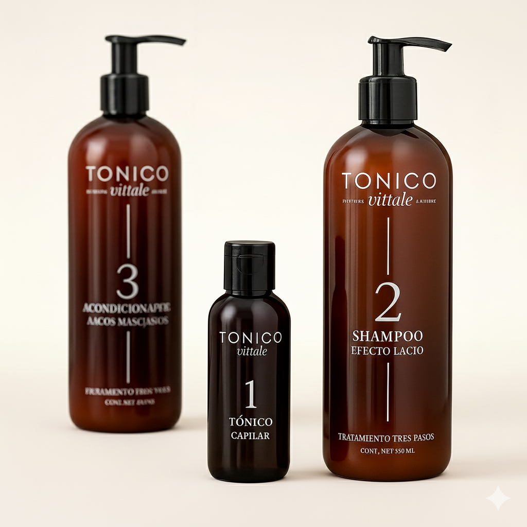 Kit Crecimiento 3 Pasos Para Cabello Lacio